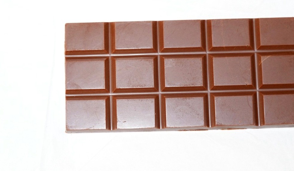 Handmade milk chocolate bar